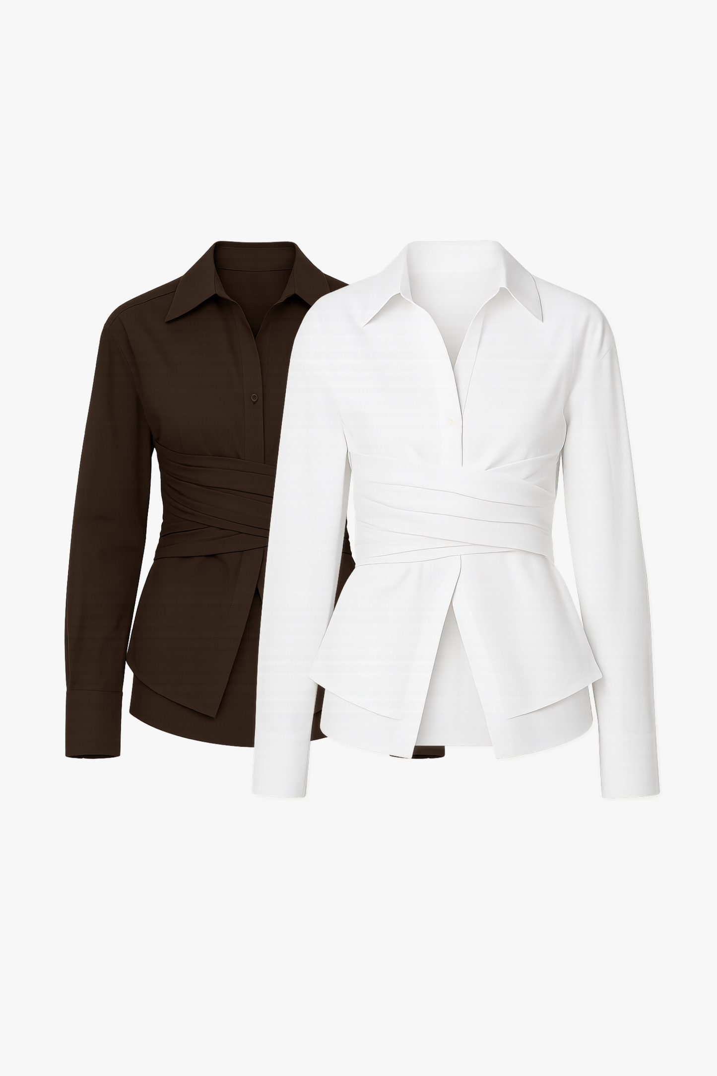 Bluse mit Taillenschnürung