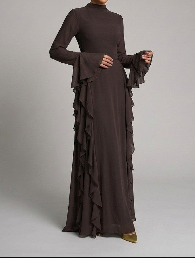 Elegantes Kleid mit Volants