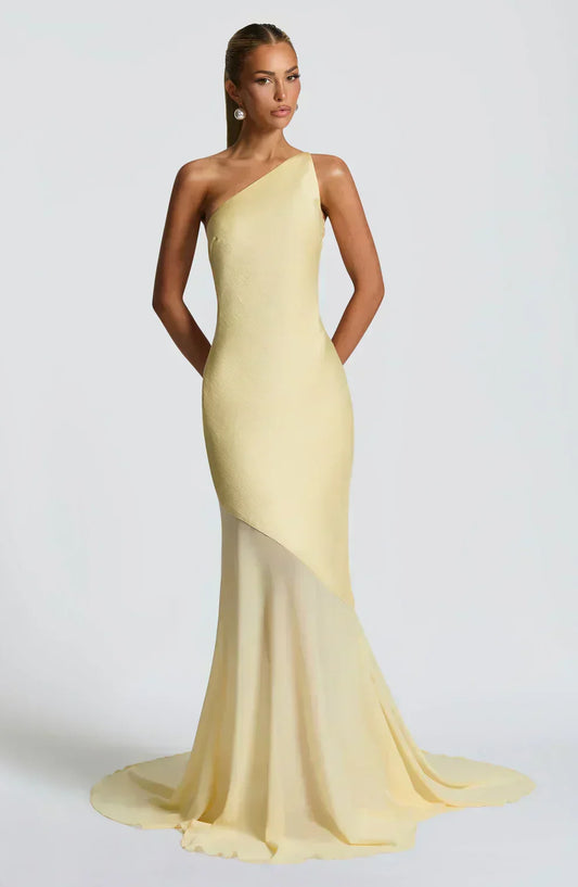 One-Shoulder Abendkleid