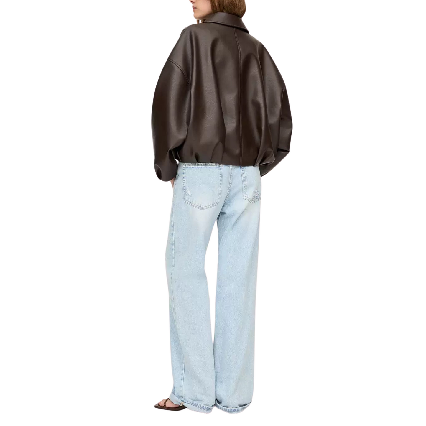 Lässige Lederjacke