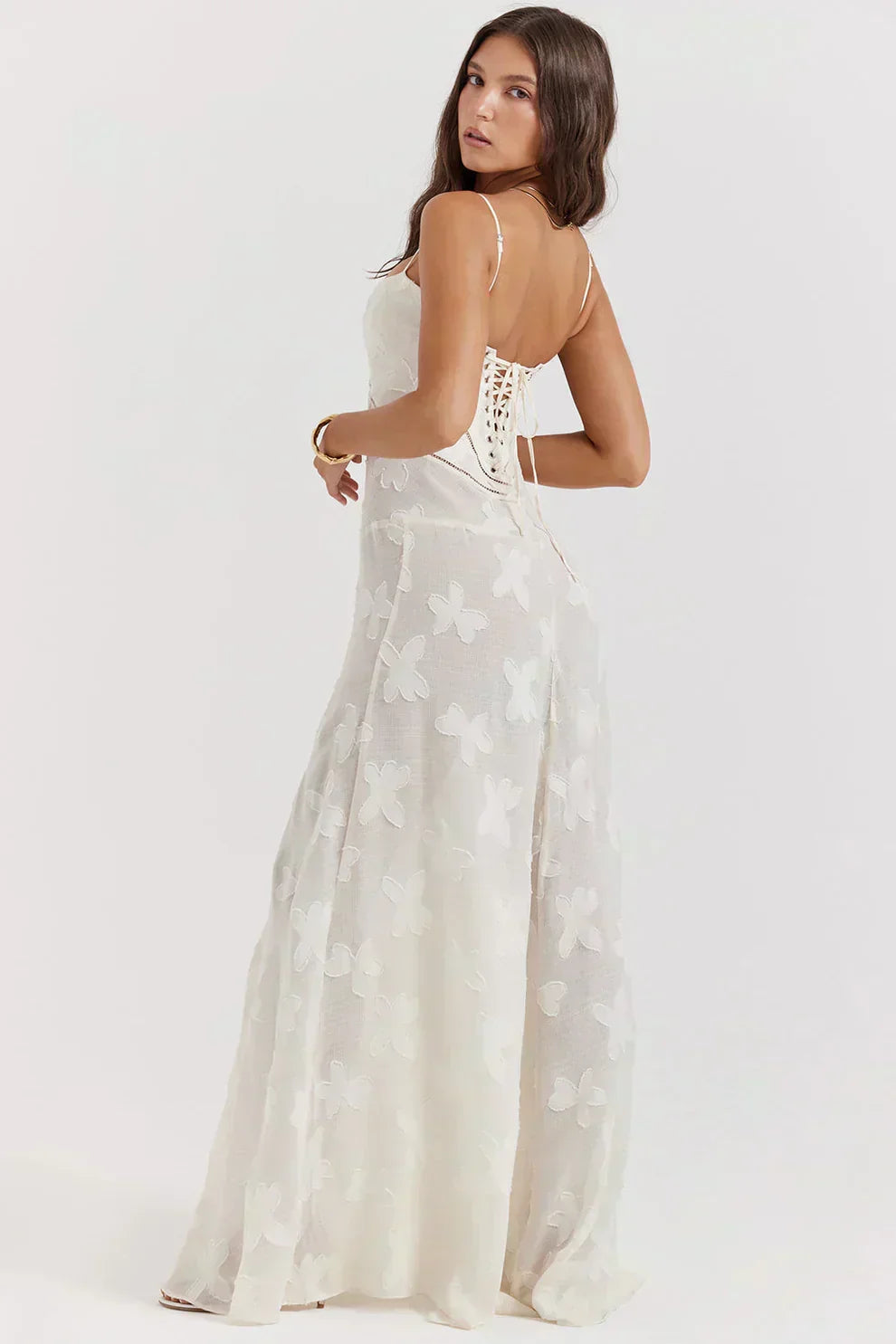 Maxikleid mit Blumenmuster