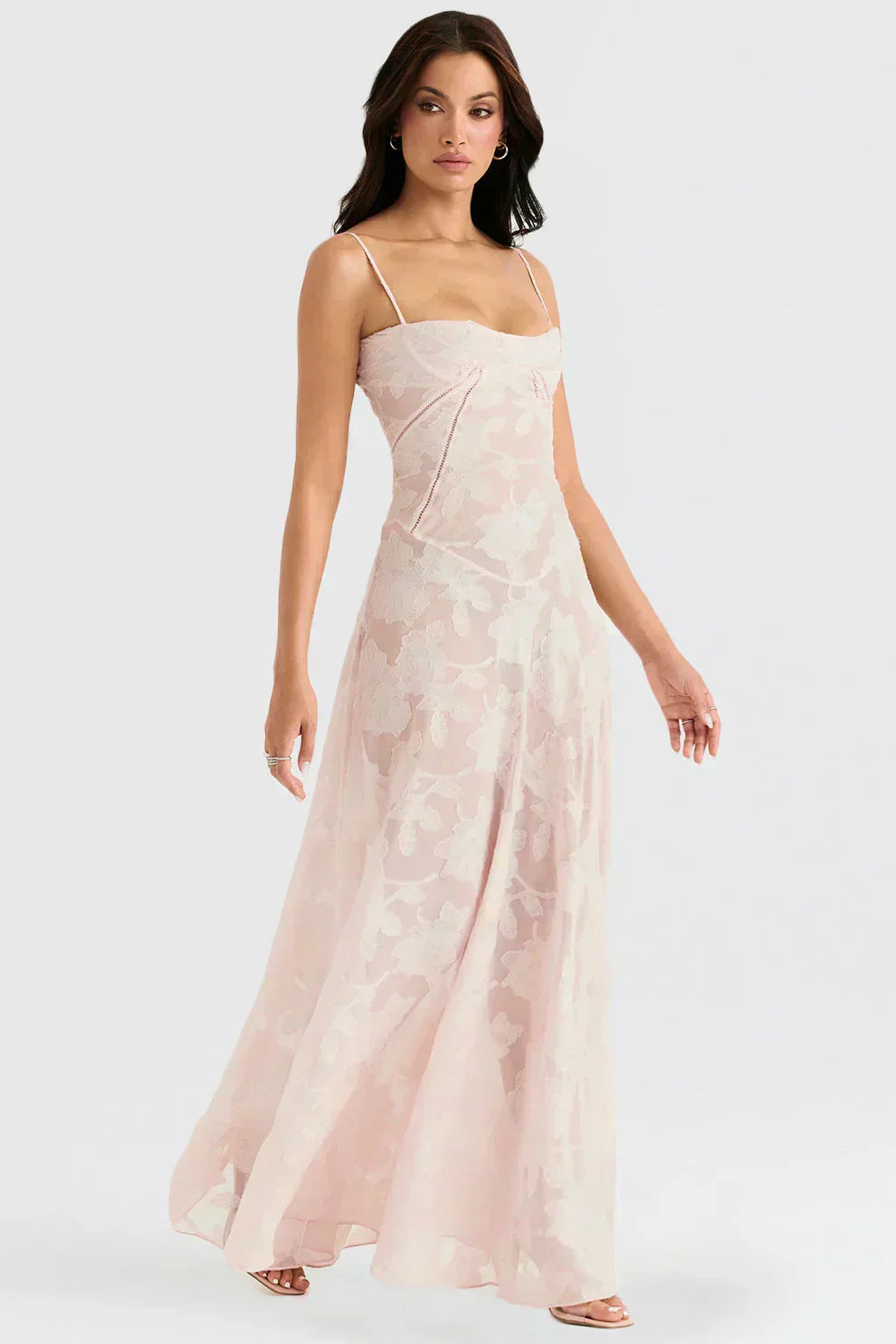 Maxikleid mit Blumenmuster