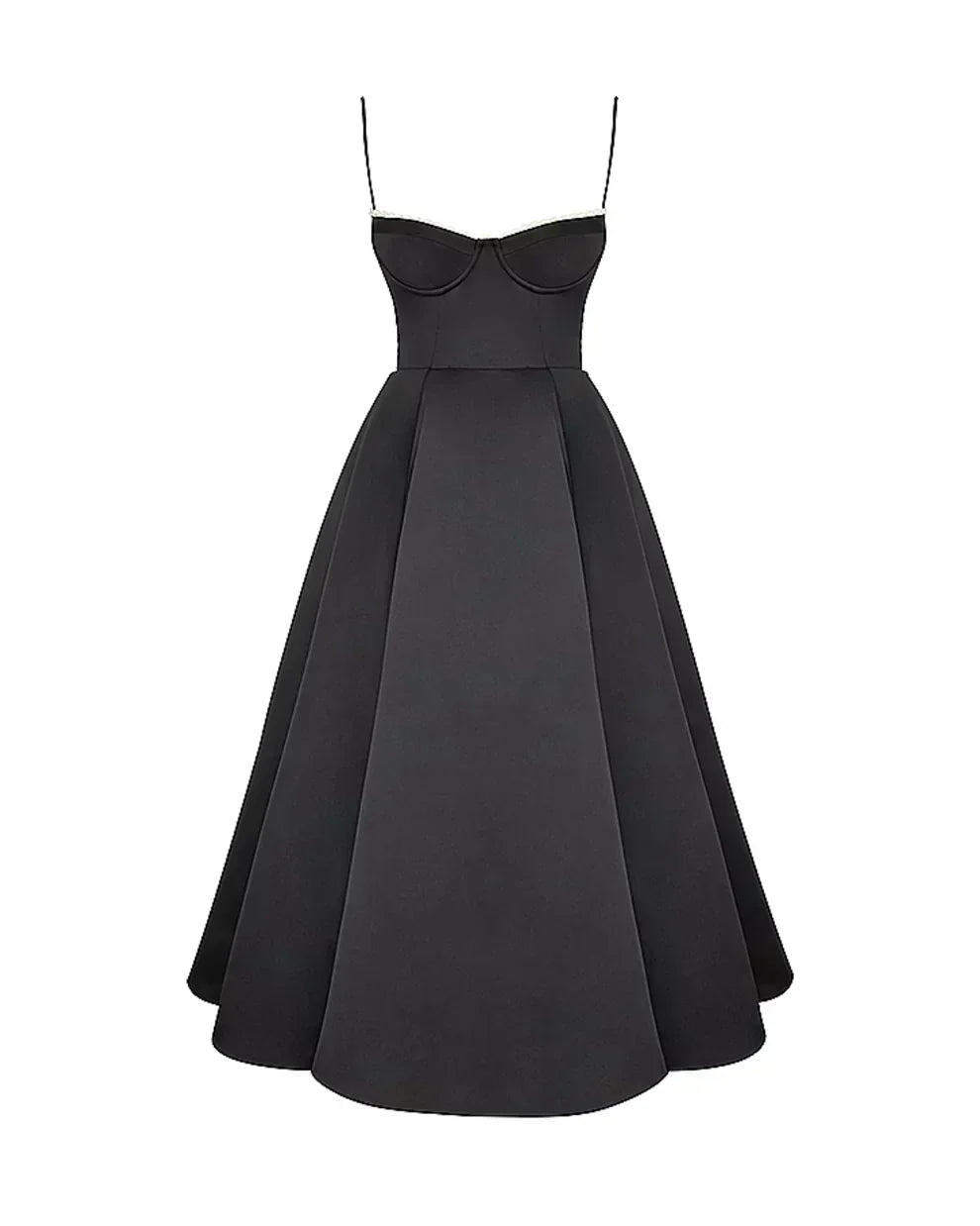 Ausgestelltes Abendkleid
