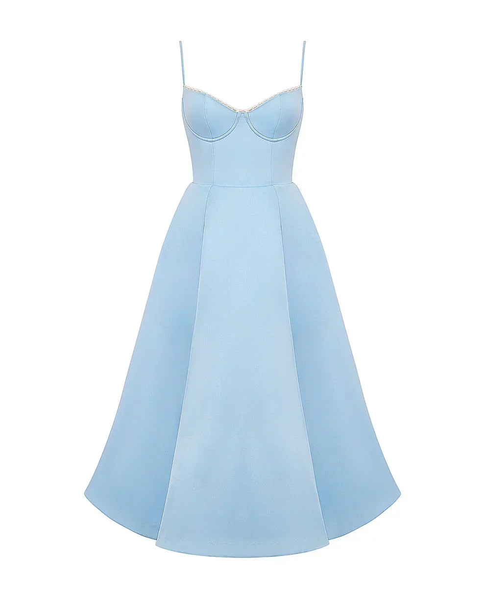 Ausgestelltes Abendkleid