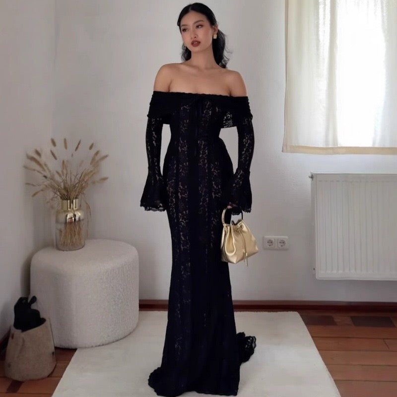 Maxikleid aus Spitze