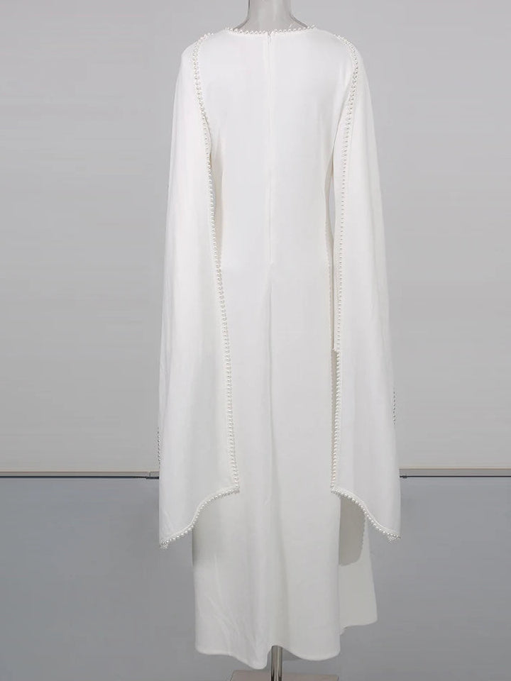 Abaya mit Perlenbesatz