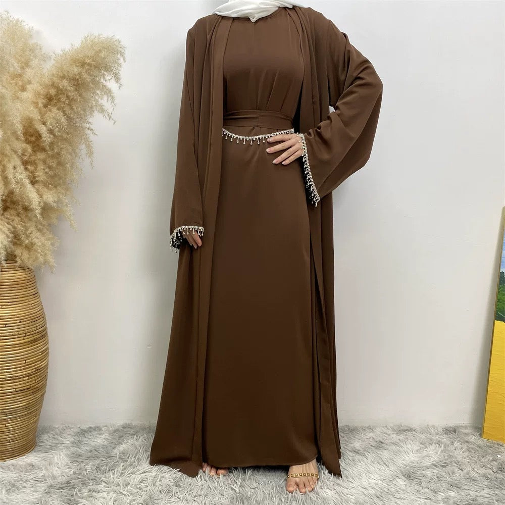 Klassische Abaya mit Glitzer