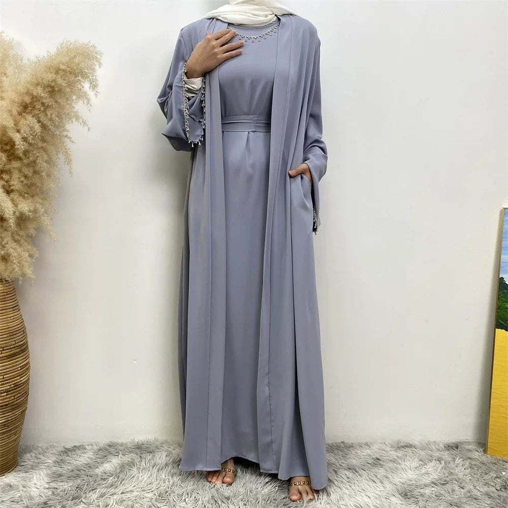 Klassische Abaya mit Glitzer