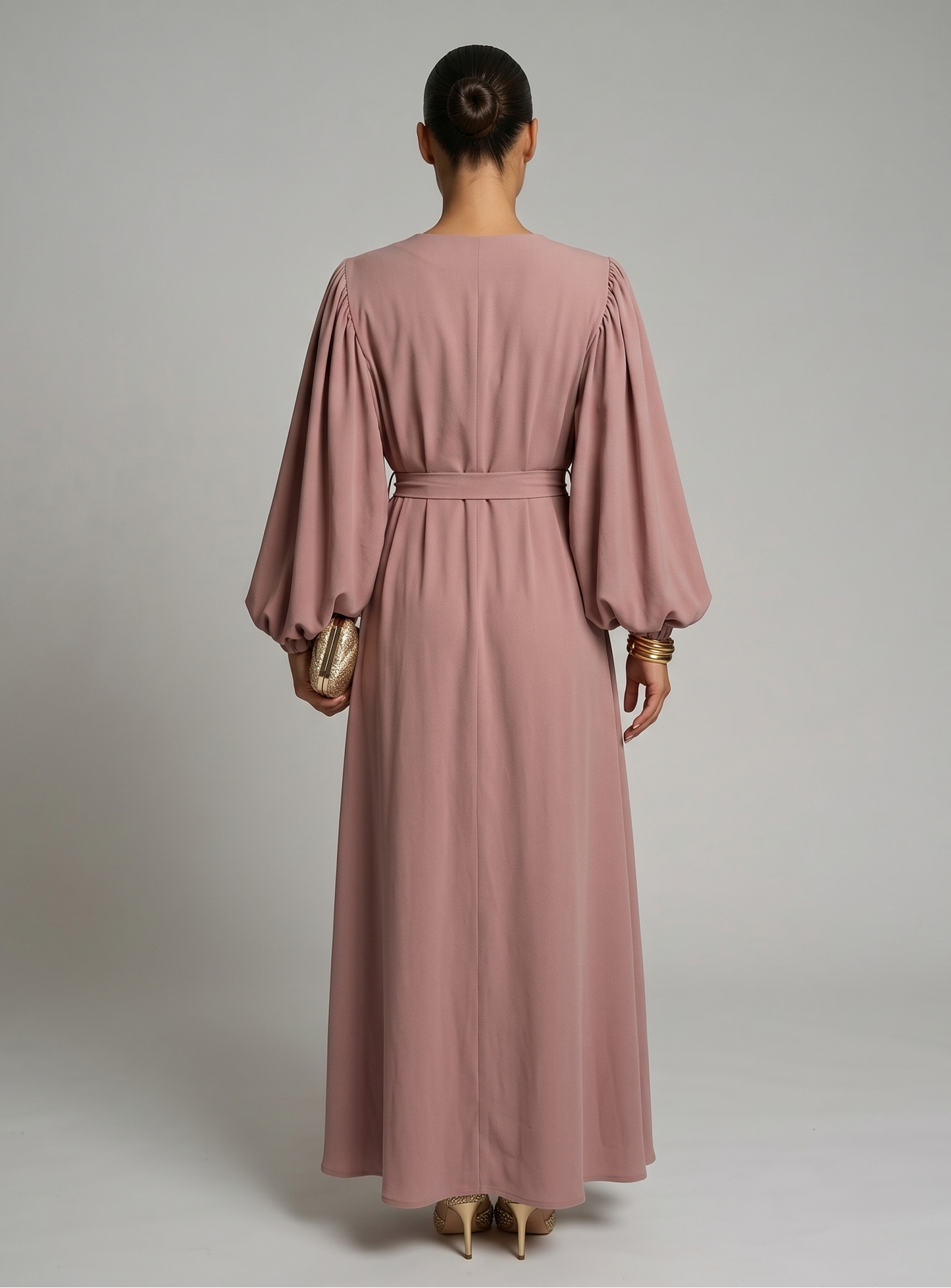 Abaya mit Schleife