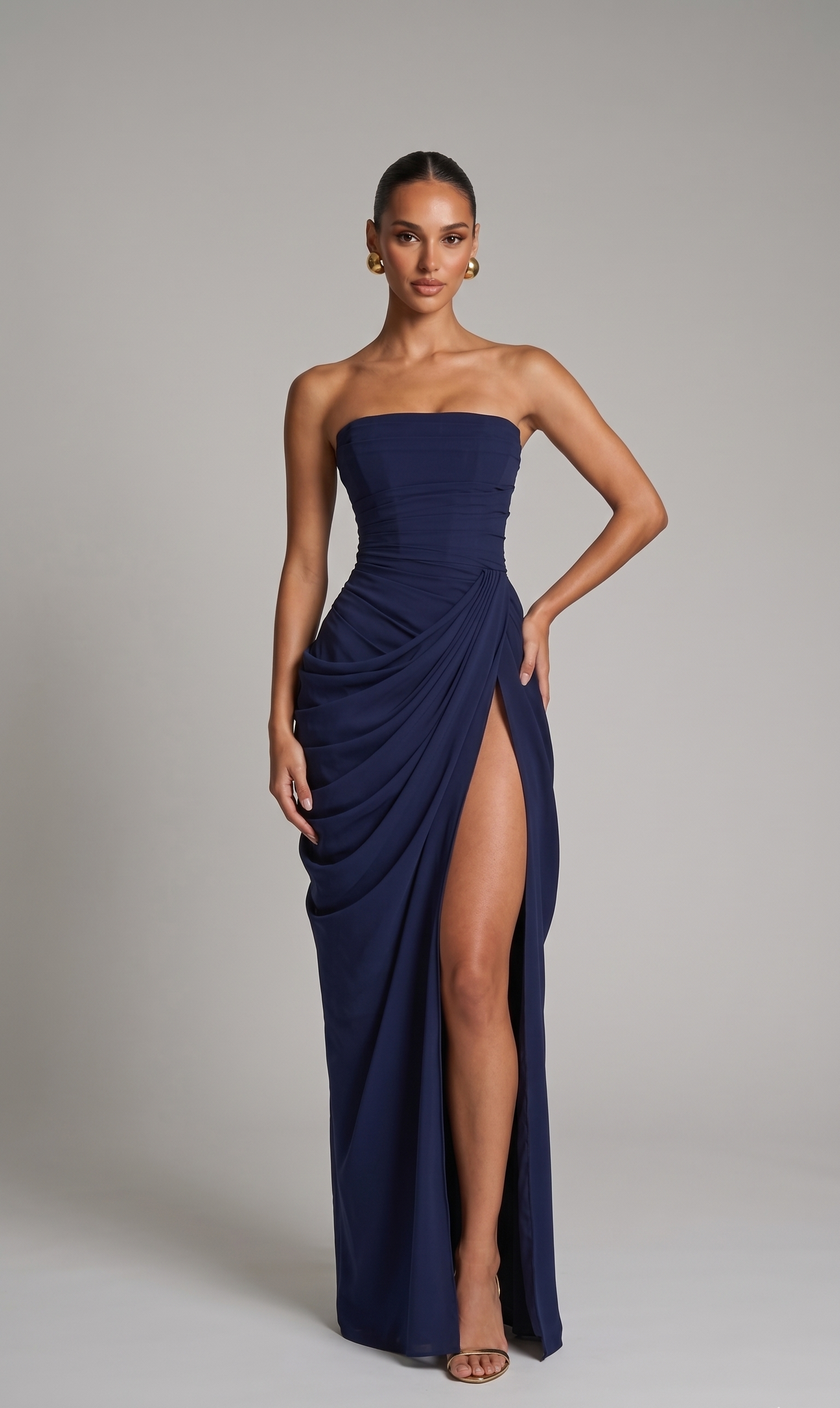 Abendkleid mit Beinschlitz