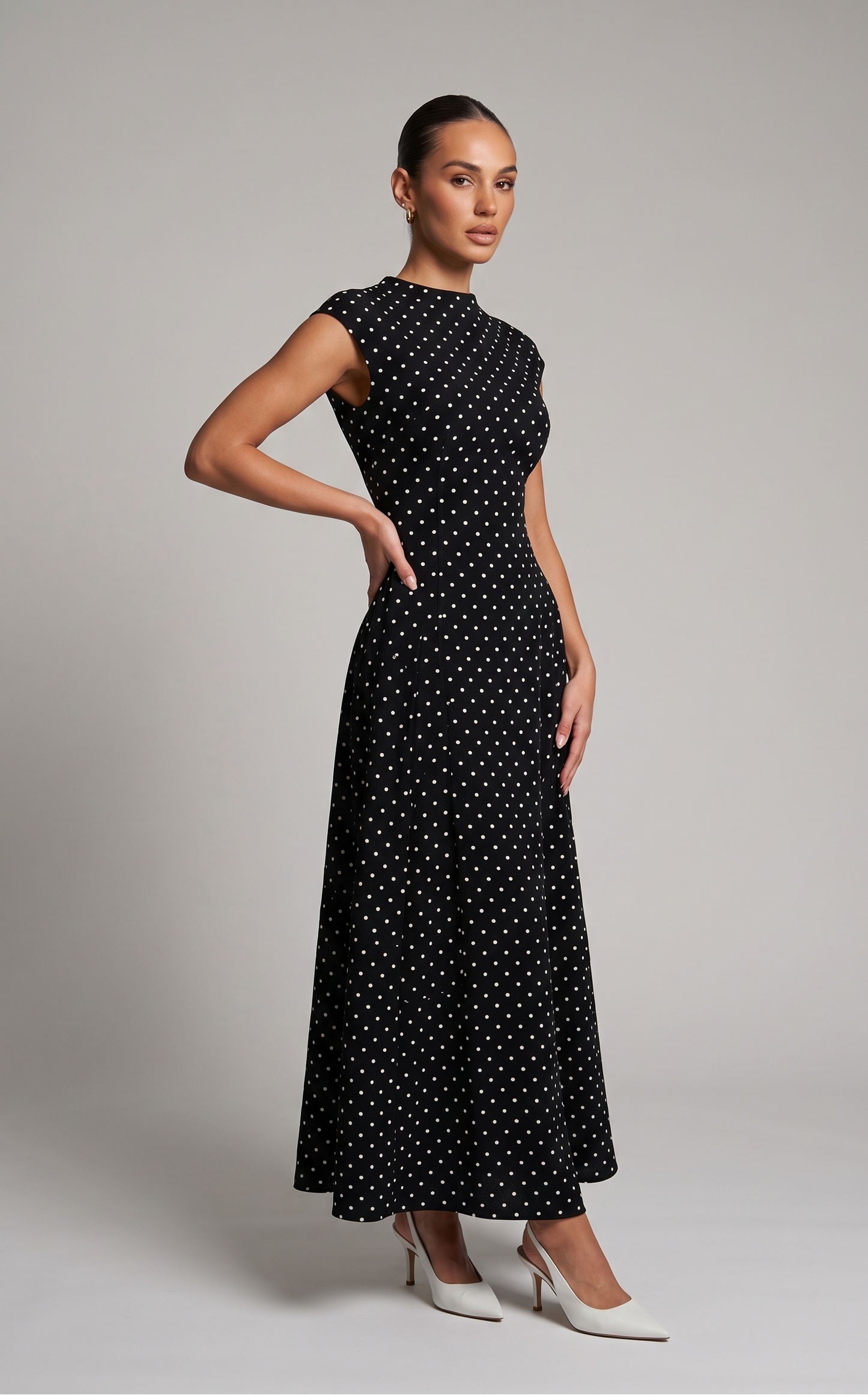 Polka Dot Maxikleid