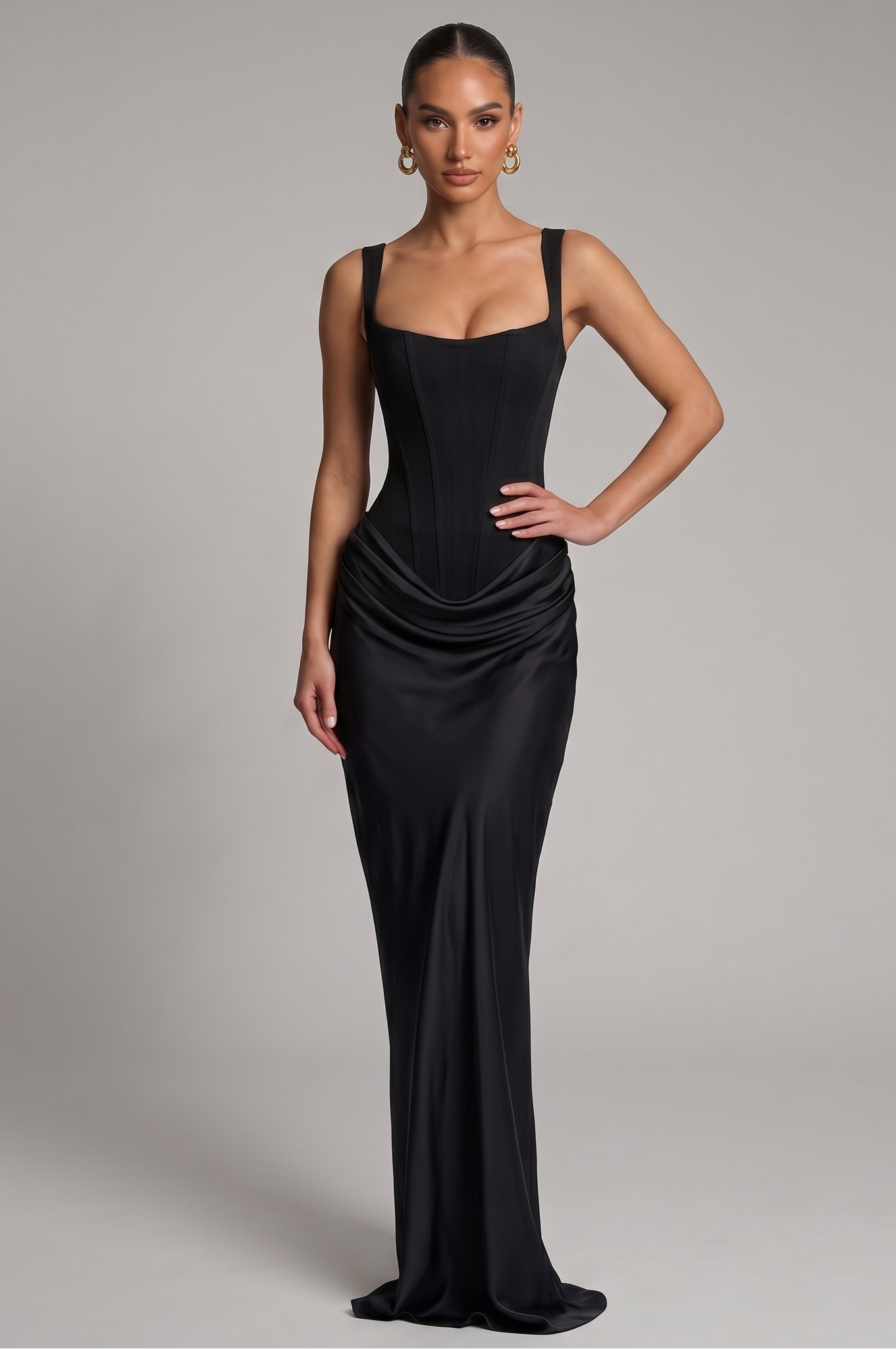 Korsett Maxikleid