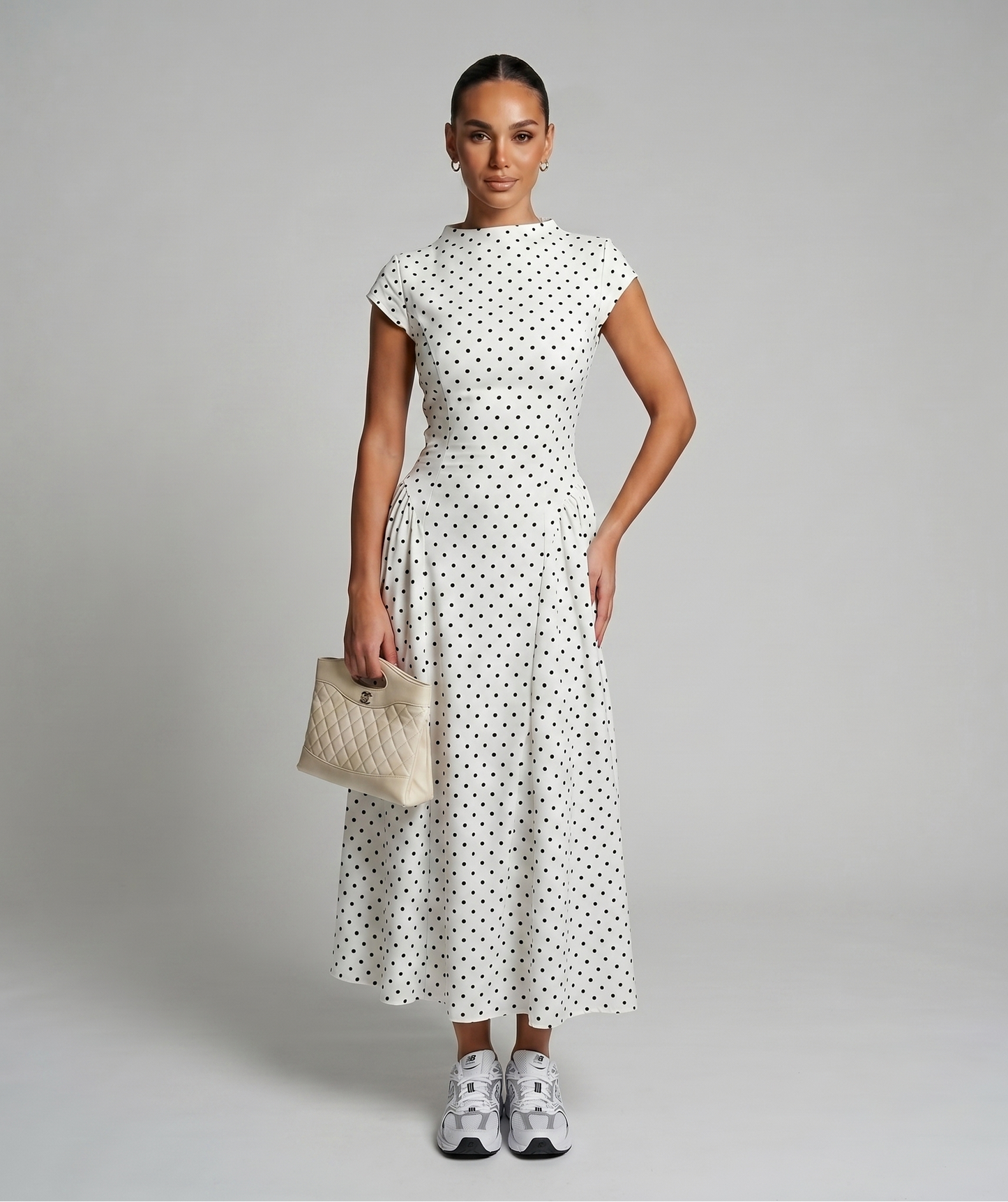 Polka Dot Maxikleid