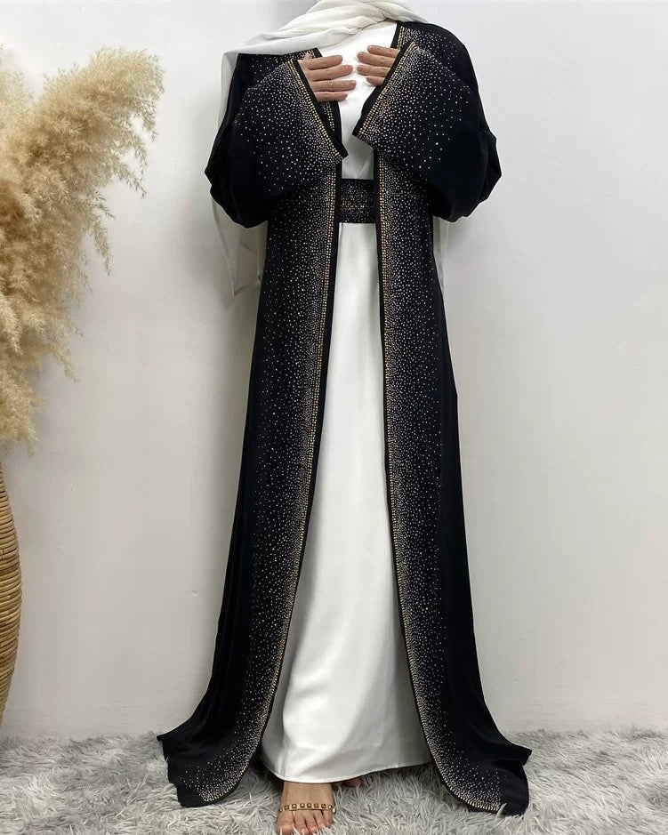 Kimono mit Straßsteinen