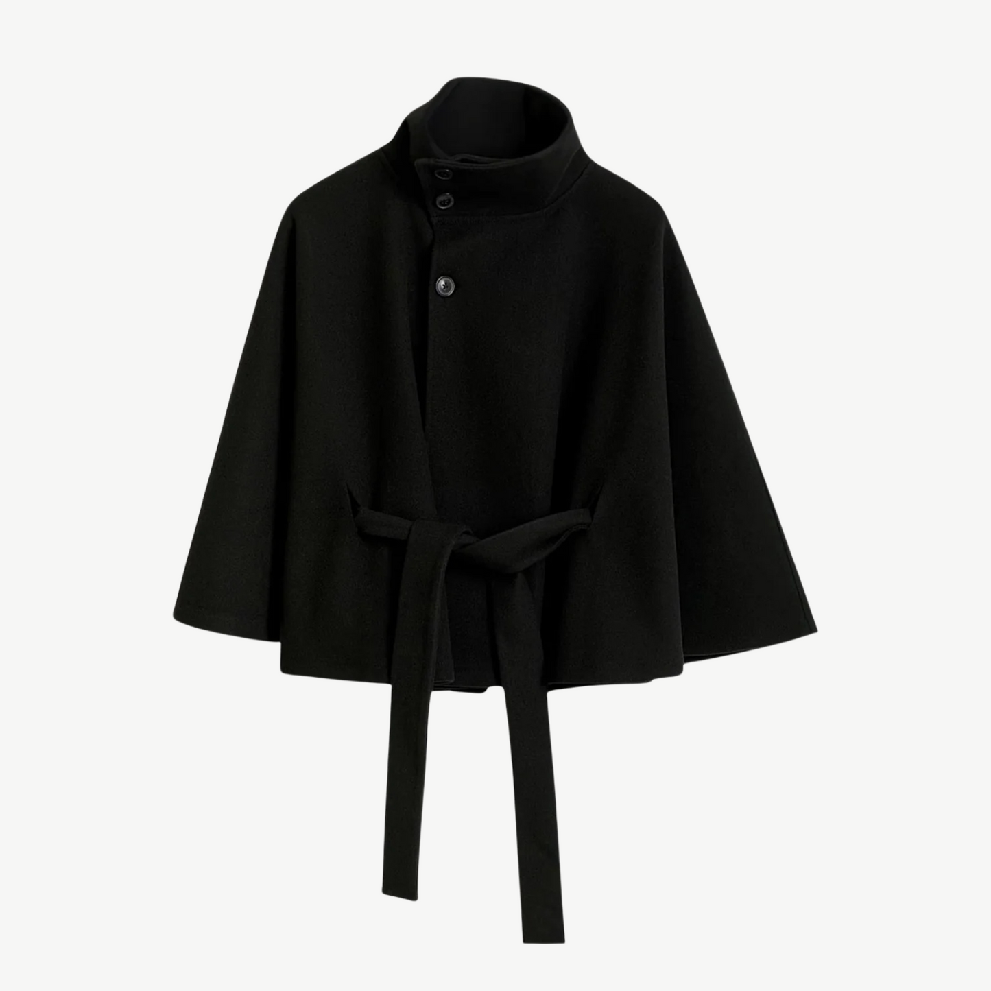 Poncho mit Gürtel
