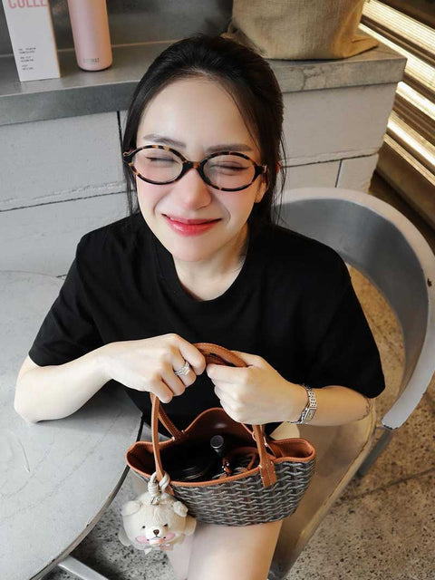 Brille in verschiedenen Farben