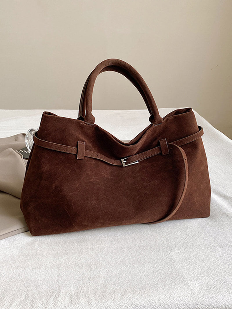 Wildleder Handtasche