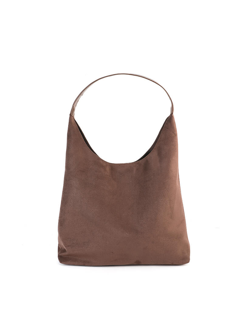 Handtasche in Wildlederoptik