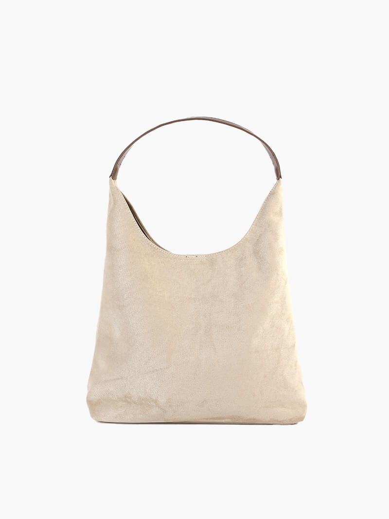 Handtasche in Wildlederoptik