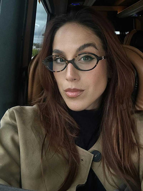Brille in verschiedenen Farben
